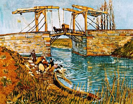 Vincent Van Gogh Drawbridge at Arles China oil painting art
